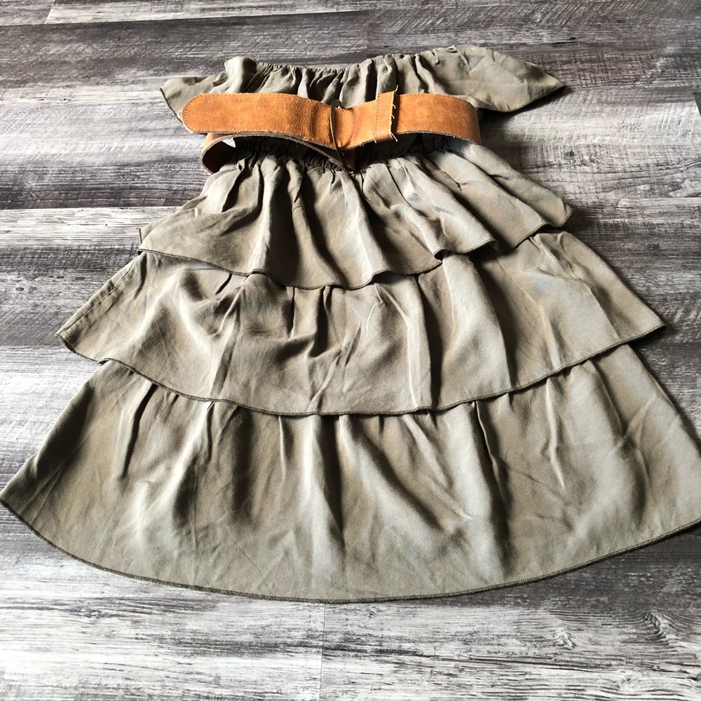 Foreign Exchange Strapless Ruffle Dress - Picture 2 of 3